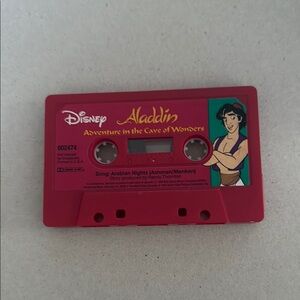 Disney Aladdin Pink Cassette